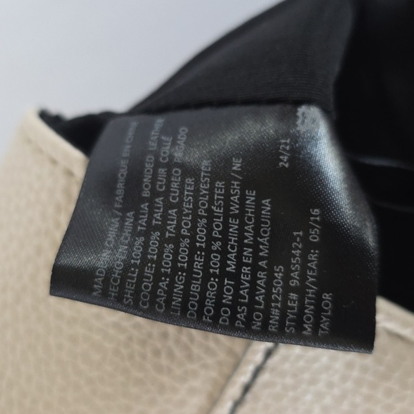 Stone Mountain USA Two-Tone Italian Leather Shoulder Bag/Purse/Hand Bag - Picture 14 of 15